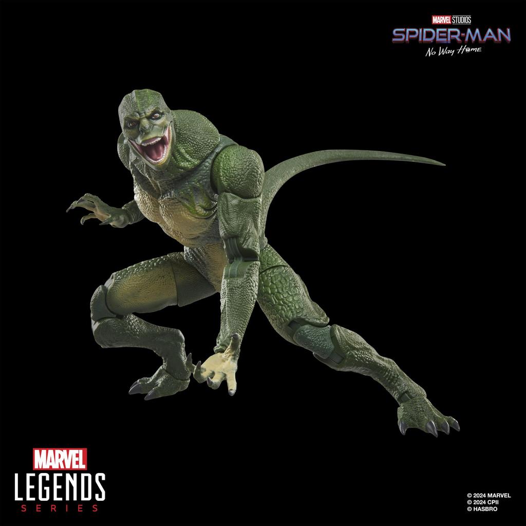 Hasbro Marvel Legends Series No Way Home Deluxe Collectible Action Figure Authentic Lizard, Spider-Man 7.5-inch G0593,