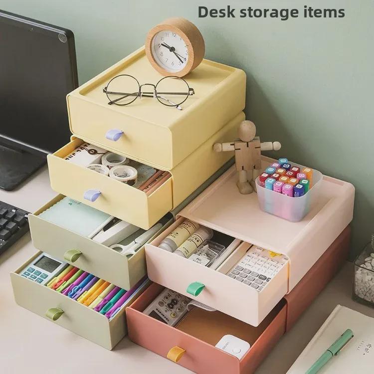 A4 Drawer-Style Desktop Document Organizer Cabinet