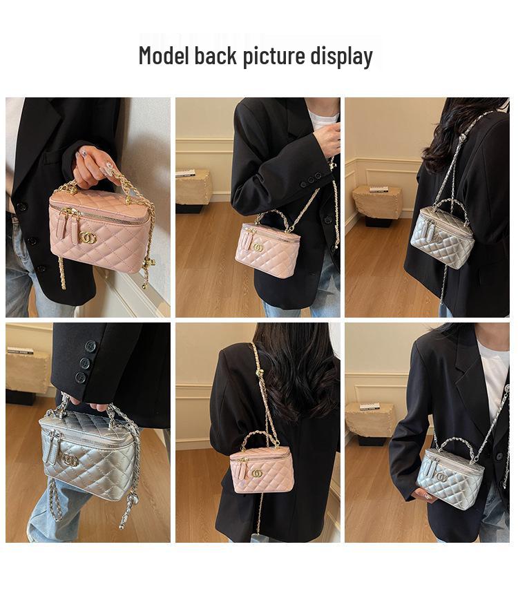 Women's 2025 Quilted Chain Bag: New Elegant Design, Autumn/Winter Trend, Versatile Crossbody Tote & Bucket Style.