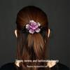European-Style Korean Rhinestone Ponytail Hair Bun Holder Clip