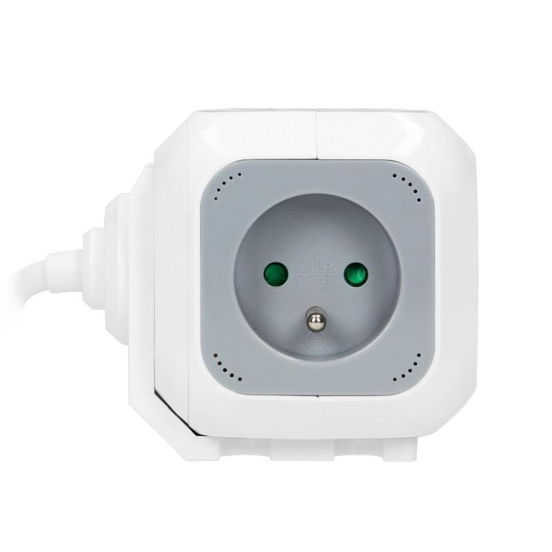 Extension Cord Cube 1.4 M 4 Sockets 4X2P+Z - On-Ae-13144