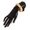 2024 New Fashion Round Wide Grain Bangle Irregular Alloy Open Bracelet Women Gold Silver Creative Handmade Bracelets