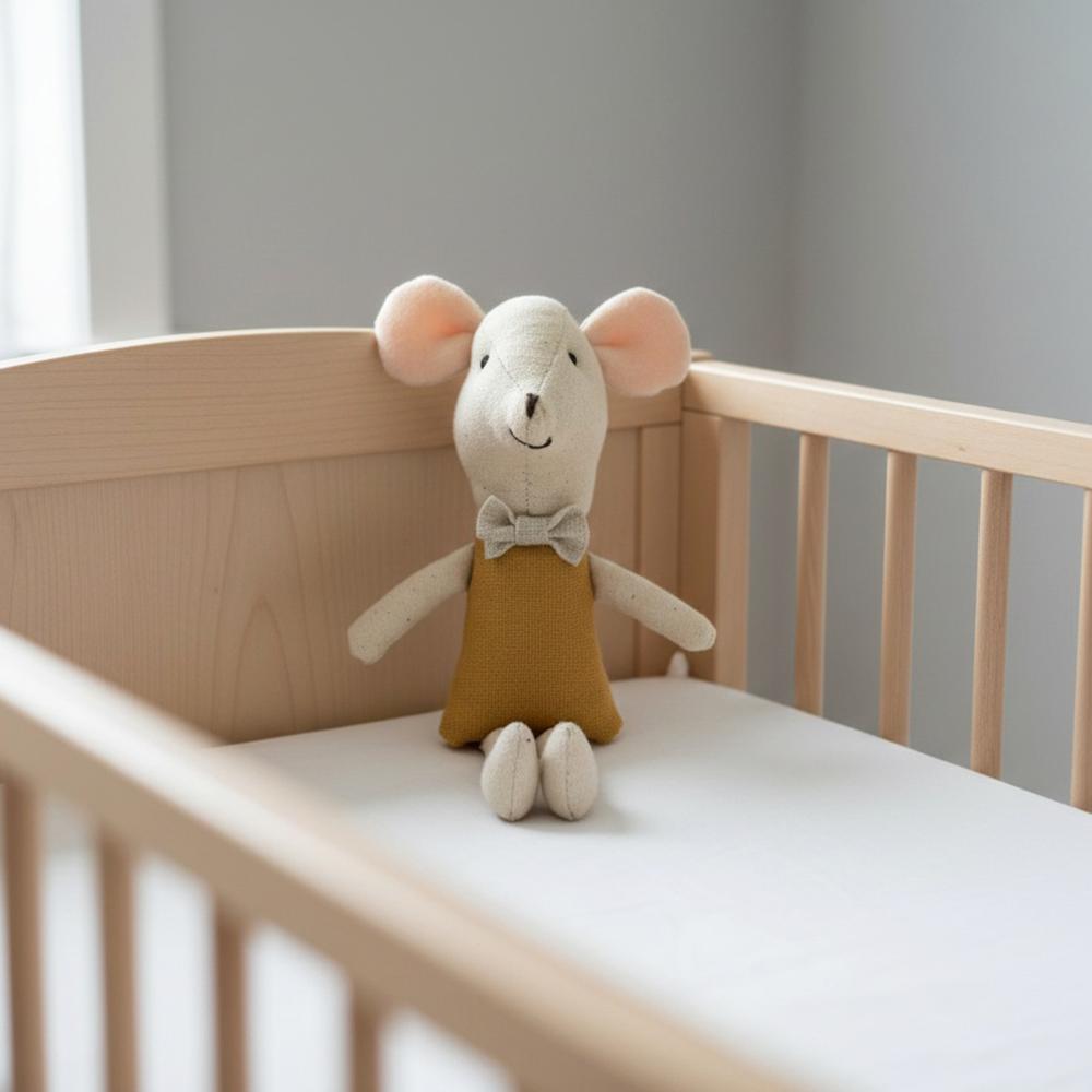 Mus plysj 17cm liten jente elsker dukke søte kosedyr plysjdukke Julegave mini kjærlighetsdukke liten mus