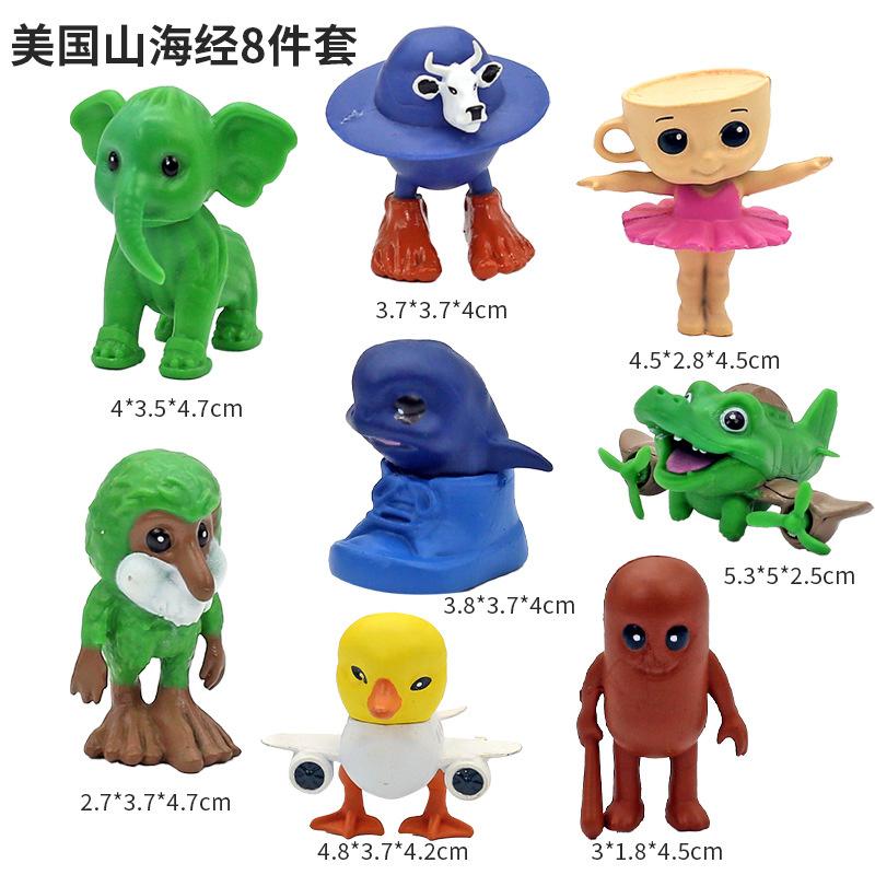 

Итальянский Бред Тунг Сахур Фигурка Игрушка Тралалеро Тралала Фигурки Бомбардино Крокодил Шимпанзини Бананини Модель Декор Кукла Подарок