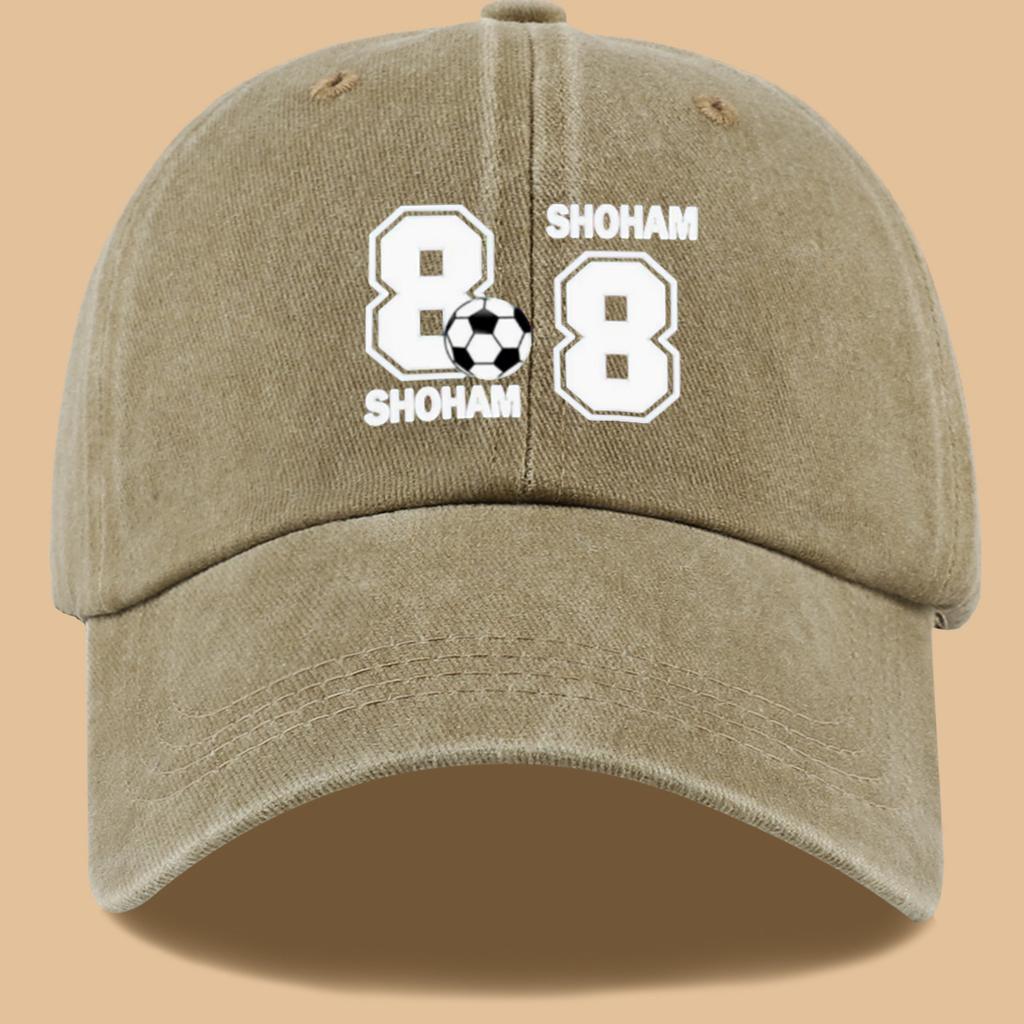 Printed Baseball Cap Trendy Personalized Fashion Cap SHOHAM Letter Decoration Unisex Adjustable Cap