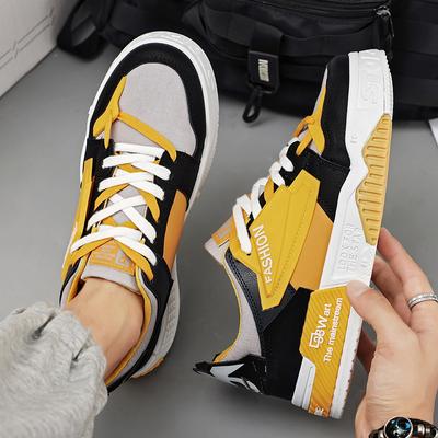 Fashion Men's Skateboard Shoes Tennis Sports Running Sneakers Young Male Students Walking Hiking Travel Footwear