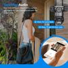 WiFi IP Camera V380 Pro Outdoor 12MP 6K Triple Lenses Triple Screens Security Video Monitor Night Vision Waterproof CCTV Cameras EU Plug