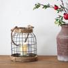 Vintage Old Candle Holders Decorative Ornaments Hanging Portable Glass Candle Holders Industrial Style