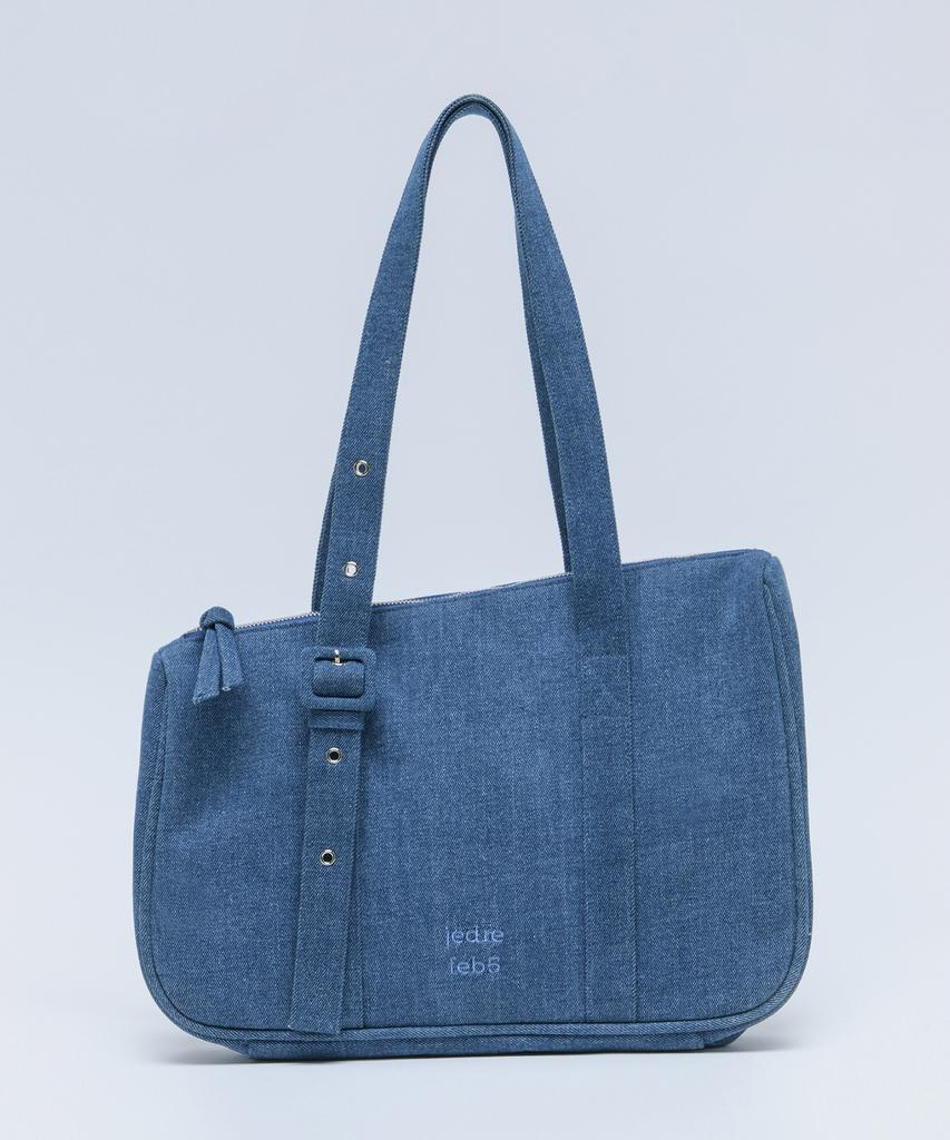 Jedrefeb5 Slant Large Shoulder Bag Blue