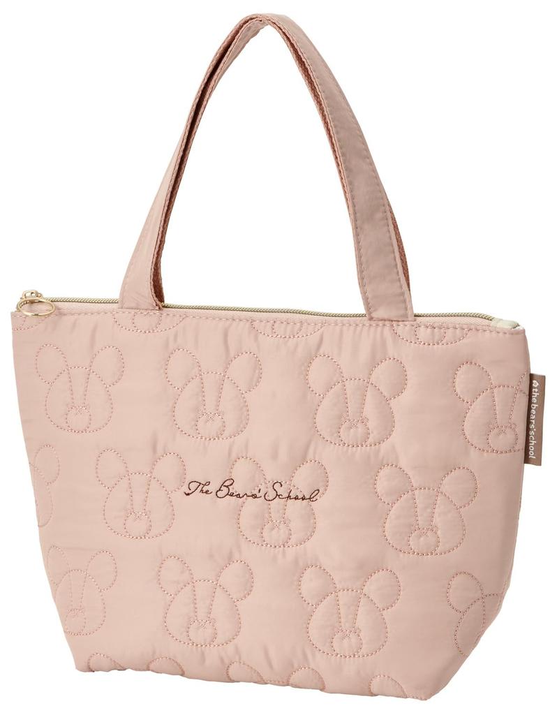 Skater Quilted Insulated Lunch Tote Bag with Cocoa Design Pockets, "The Bears' School" (KBCT9-A)