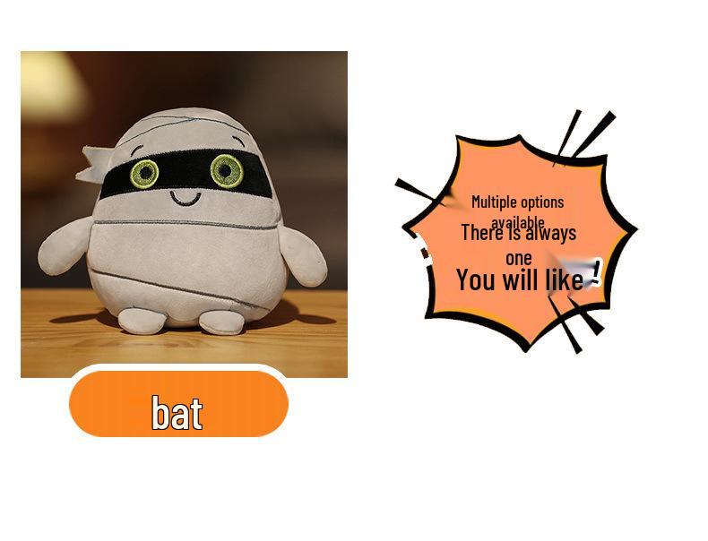 Lustiges Zombie-Kürbis-Plüschtier - Halloween-Geschenk