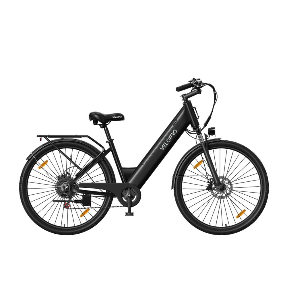 Bicicletta elettrica Velopro C1 con batteria 36V 13Ah e cambio Shimano a 7 velocità