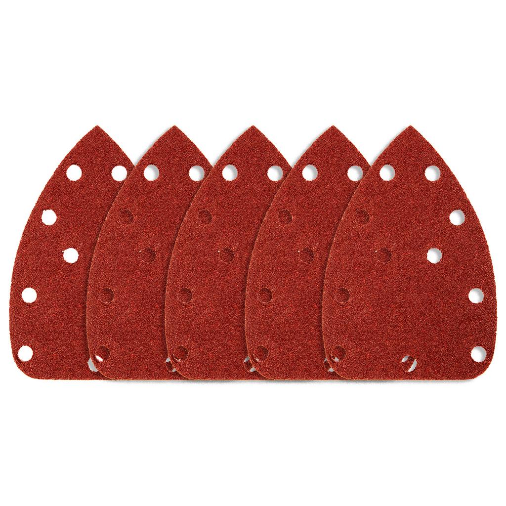 Papiery Ścierne Na Rzep, Żelazko 80 X 140 Mm, P180, 5 Szt., Z 11 Otworami Do 59G336