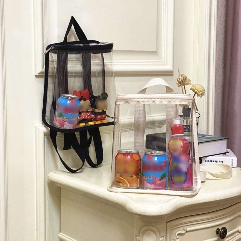 Visible Clear Kids Backpack Large Capacity Beach Waterproof Backpack Swimming Storage Bags  School