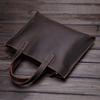 Vintage Genuine Leather Men Bag Business Totes Briefcase Portfolio Handbag Shoulder Messenger Men's Travel Laptop Bag For Male