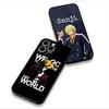 For Apple iPhone 16 15 14 Plus 13 12 Mini 17 Pro Max + 16E Air 16+ ProMax Phone Cover Case Cartoon Sanji ONE PIECE Luffy