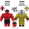 AF364-365 Educational Green Giant Movie Building Blocks - Adult Figure Toy
