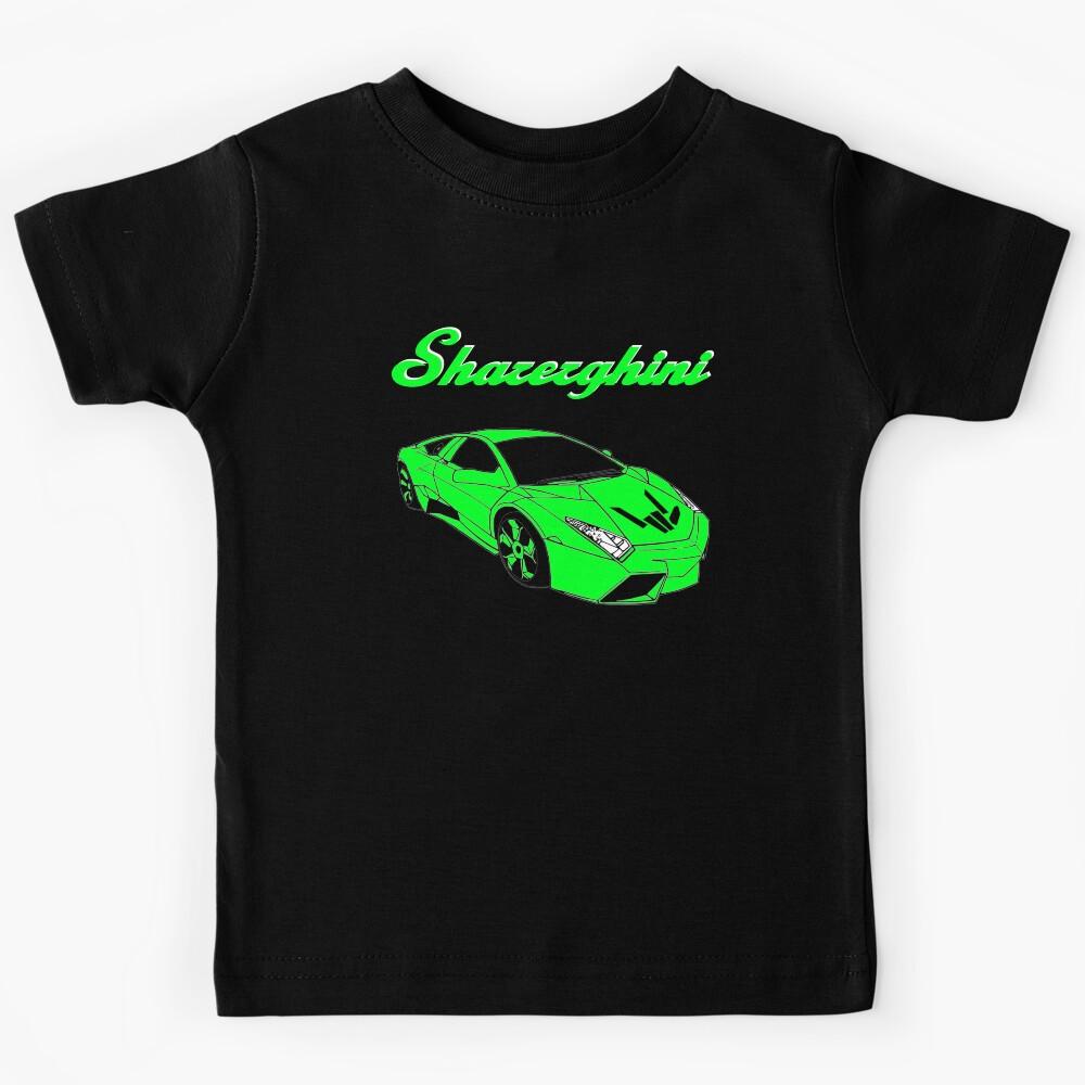 sharerghini, sharerghini merch,sharerghini Green, Sharerghini Hoodie, sharerghini t shirt, Sharer car, share,   Kids T-Shirt 130