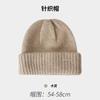 Wool Wool Hat Women's Autumn and Winter Tide Metal Standard Knitted Cold Hat Versatile Loose Thickened Warm Stack Hat