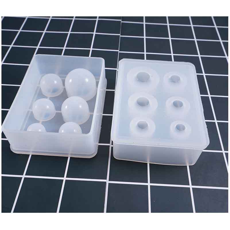 

1 шт. Прозрачная силиконовая форма Смола Декоративное ремесло DIY 3/6 Разных размеров Вселенная Шар Эпоксидные формы для ювелирных изделий