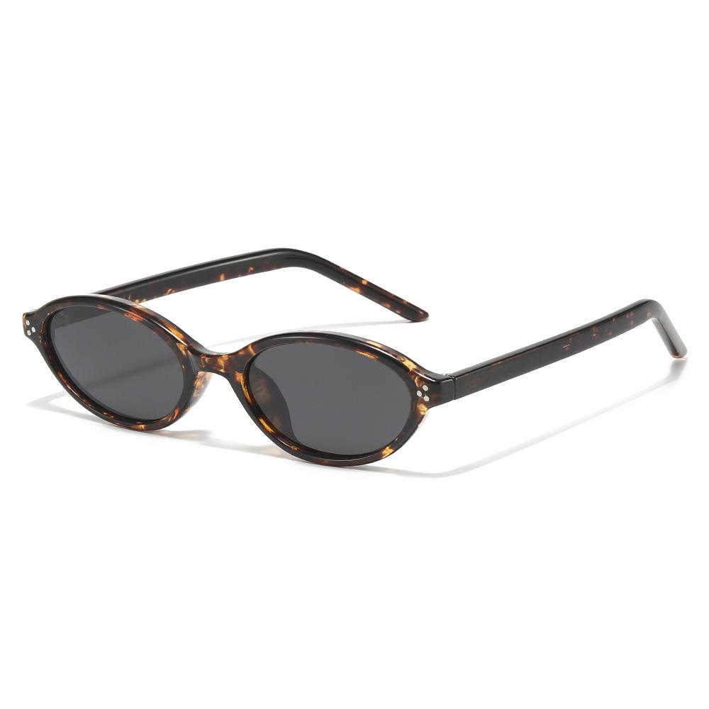 European and American cat eye small frame ins retro sunglasses trend to see simple and high-end women's sunglasses sunglasses