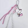 Cute Kt Cat Plush Keychain Creative Cartoon Stuffed Doll Woven Rope Keyring Bag Pendant Schoolbag Hanging Decoration Couple Gift