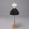 Black Lolita Puffy Skirt with Boneless Cosplay Maid Outfit - Short Daily or Wedding Dress