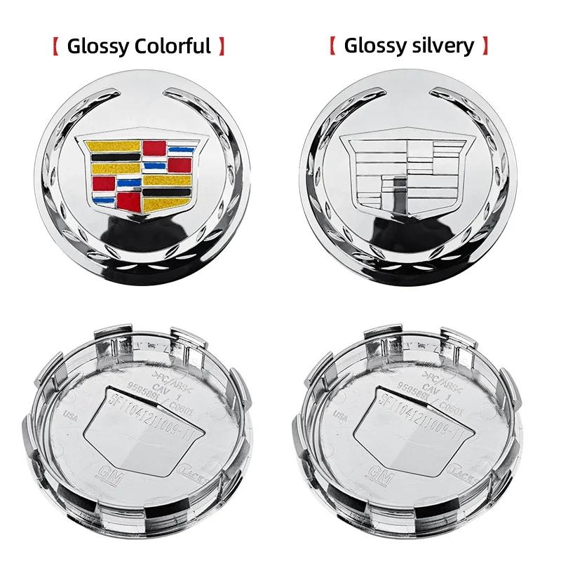 83mm 4pz Coprimozzo Centrale Ruota Auto in ABS Badge Sostitutivo Adatto per Cadillac Escalade 9595891 Accessori