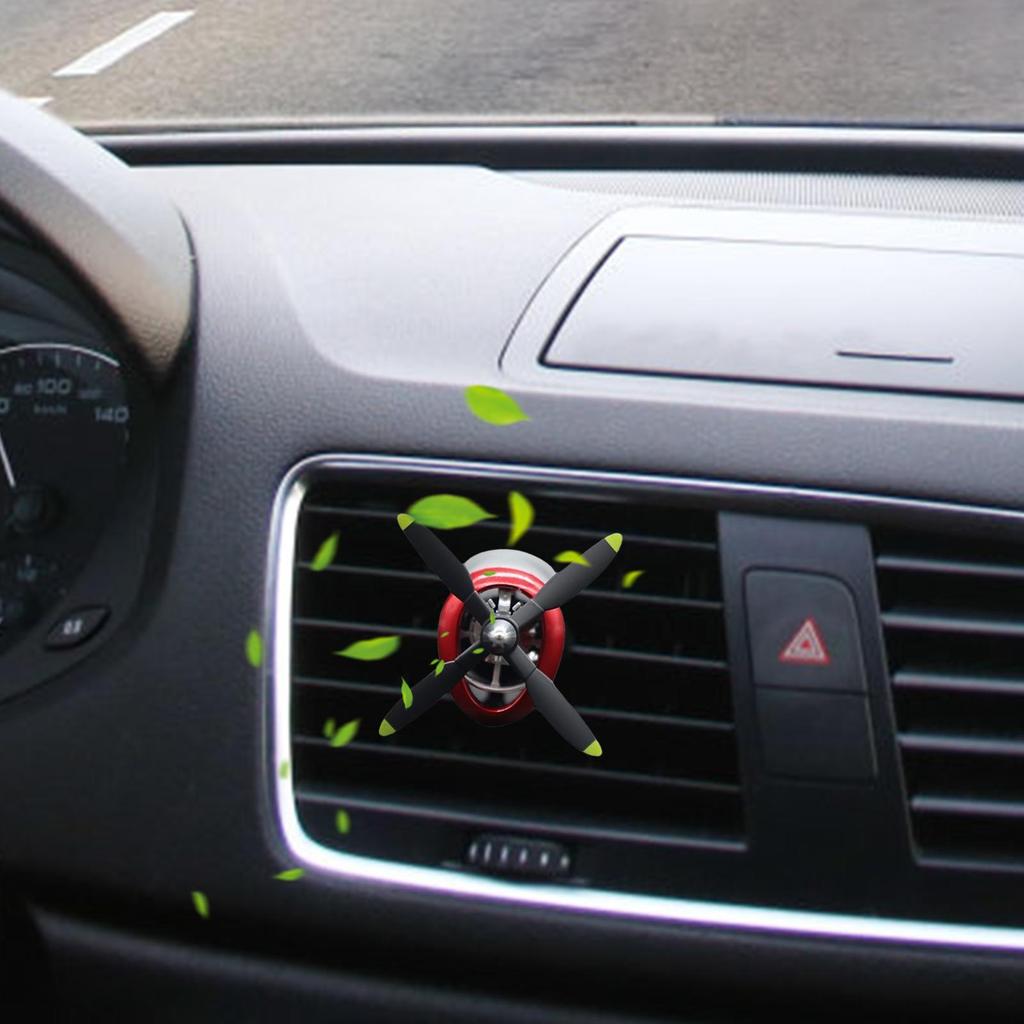 Car Air Freshener Rotating Propeller Automotive Air Outlet Fan Diffuser Automotive Fragrance Decoration For Most Cars Air Vent