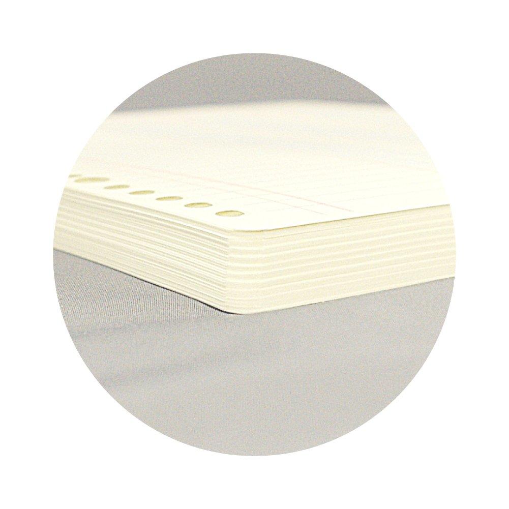 Kokuyo 20 100 Three-Color Loose-Leaf Ledger, A5, Holes, Sheets, Li-150