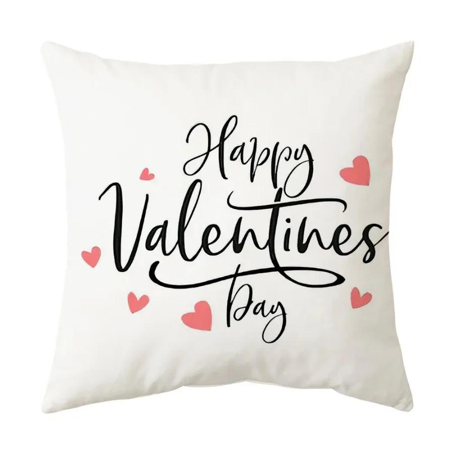 Office Sofa Car Cushion Cover English Confession Love Pattern Luxury Home Decoration Pillow Cover