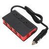 TR24 3 Socket Cigarette Lighter 180W Fast Charging USB Car Cigarette Lighter Splitter for Mobile Devices