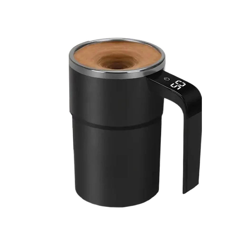 

Smart Mixing Coffee Cup LED Display Charging Magnetic Mixing Function чорний