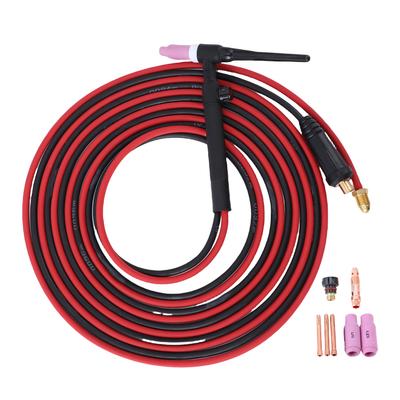 TIG Welding Torch with 35 50mm² Quick Connector 4M Air Hose 150A Air Cooled Lift TIG Torch Fit for ARC200 MIG200 MIG250