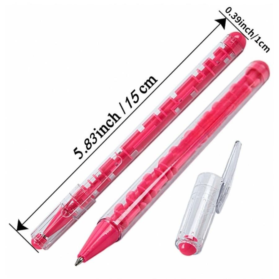 4pcs Creative Fun Maze Ballpoint Pens - A Novelty Learning Stationery Item, Suitable for Classroom and Office Writing Supplies, Student Prizes