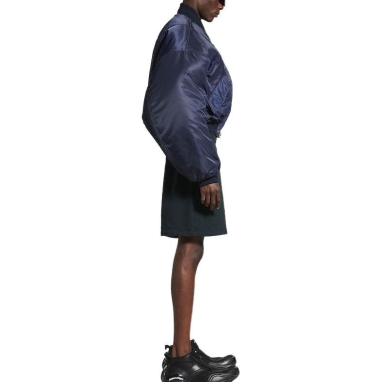 Balenciaga logo-print track shorts 826385TSVG18737