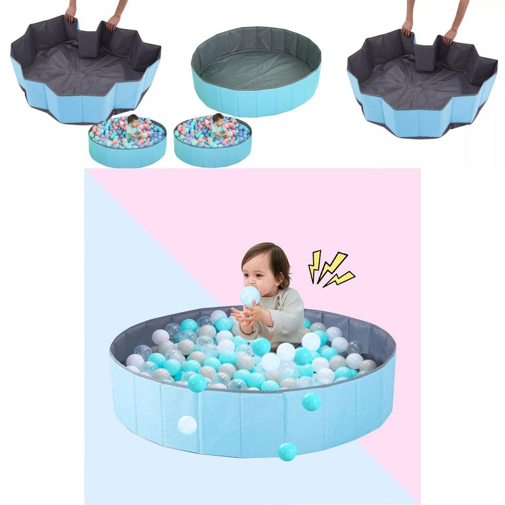 Geräumiges und langlebiges faltbares Laufgitter-Bällebad für Kinder mit 10 lbs Porzellansand