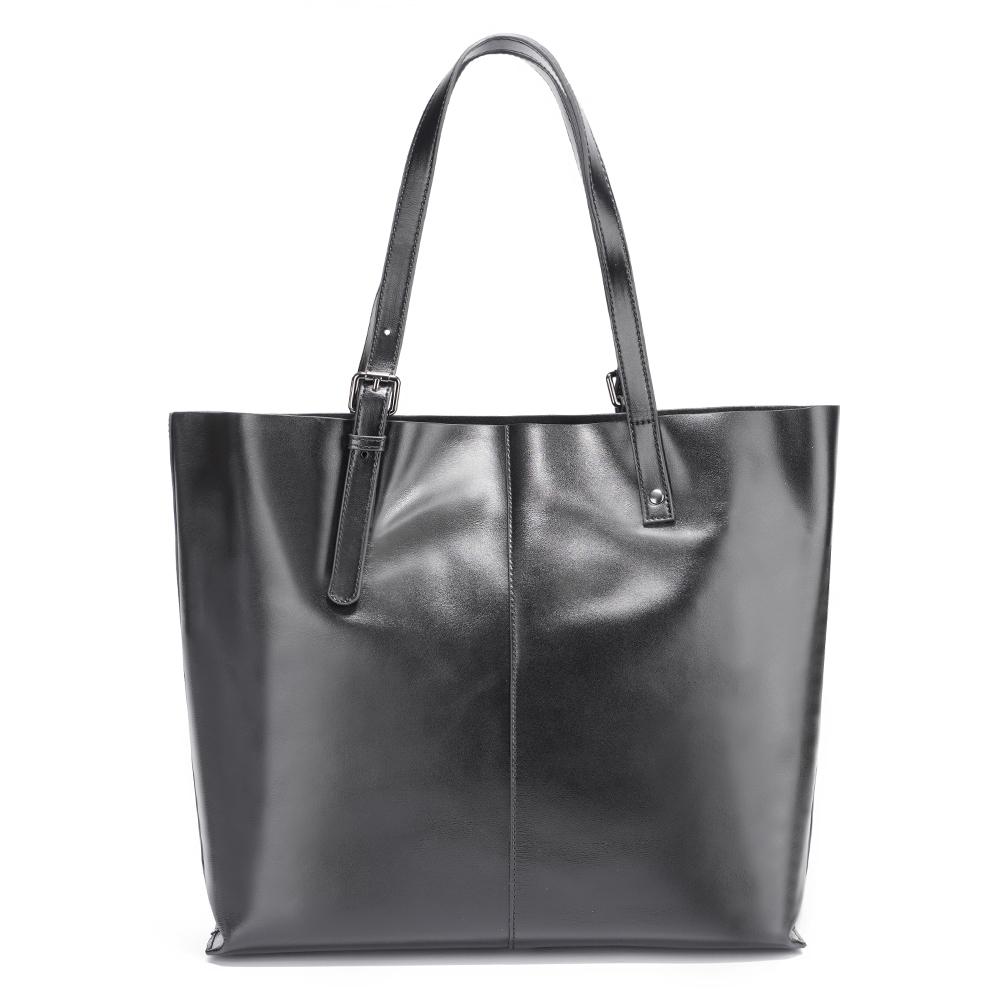 Zency Fashion Genuine Leather Women Tote Large Capacity