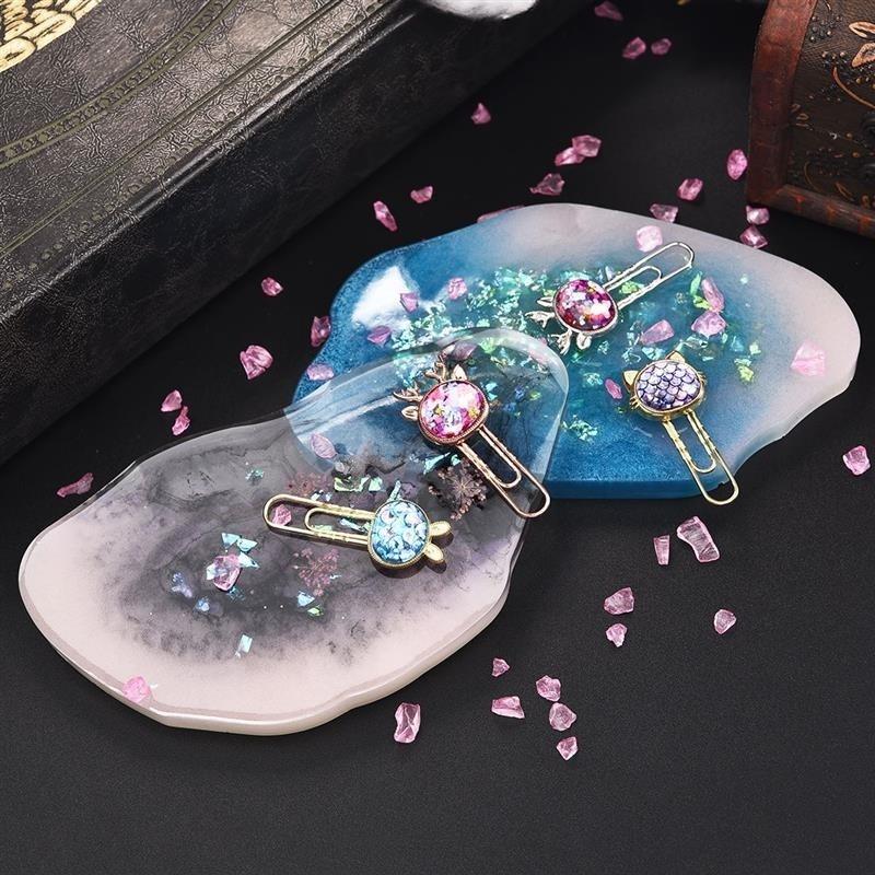 DIY Crystal Drip Mold Cloud Coaster Mirror Irregular Silicone Mold Resin Jewelry Mold Jewelry Making Tools DIY Technology