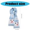 Elegant Multipurpose Scarf Sophisticated Girls Scarf Punk Decorative Scarf for Casual and Office Wear