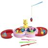 1 Set Kids Birthday Gifts Magnetic Small Fish Wind-up Clockwork Toys Mini Fishing Machine Parent-child Game
