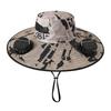 Cappello a tesa larga con doppia ventola, Cappello parasole ricaricabile solare e USB con batteria grande, Cappello ventilato estivo da esterno per Pesca Escursionismo Giardinaggio