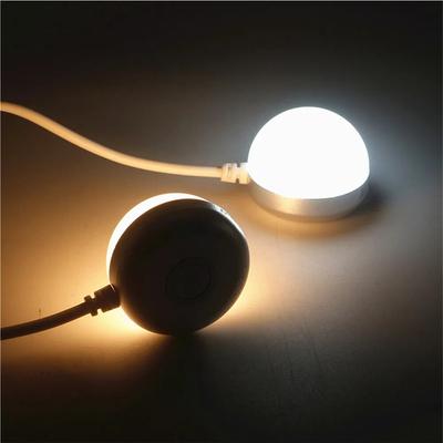 Mini bombilla LED USB de 5W, Cable USB de 1,5 m, luces de lectura de libros con interruptor, lámpara magnética para dormitorio de niños, lámpara de escritorio