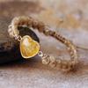 Water Drop Shaped Lapis Lazuli Natural Stone Hand Woven Winding Bracelet Adjustable Bracelet