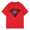 2026 Hot Selling Fashion New Superman Cotton Short Sleeved Tshirt Mens Marvel Loose Casual Simple Style Trend Forefront