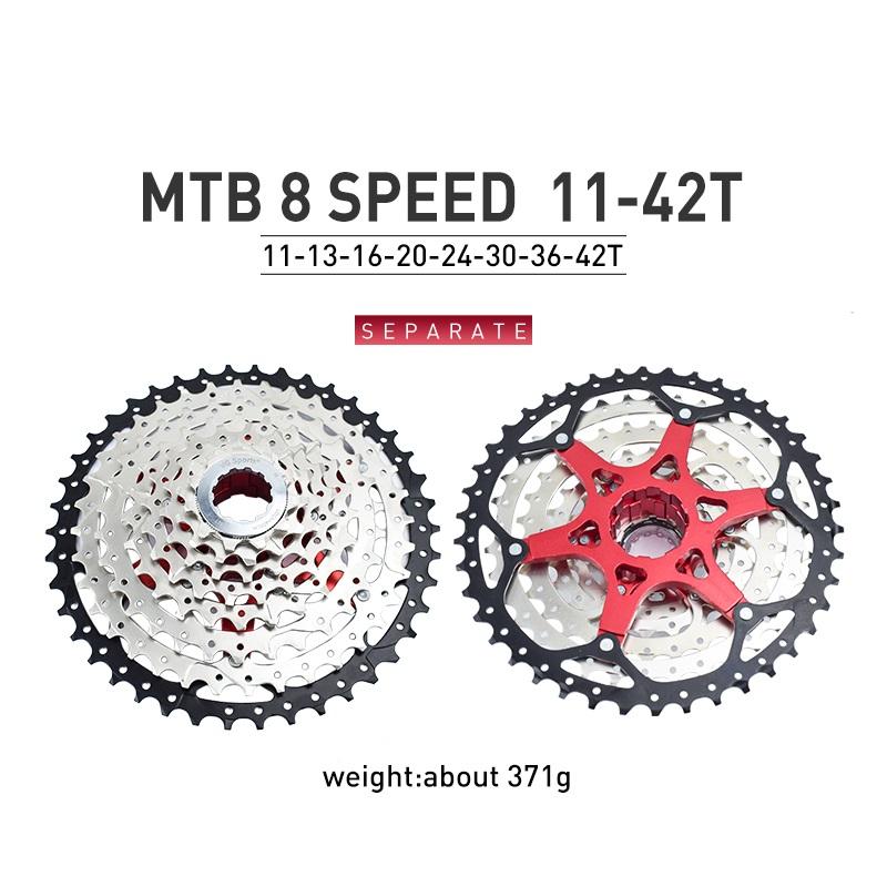 MTB 8 9 10 11 12 скоростная кассета Широкий диапазон Трещотка Горного Велосипеда Звездочки 11-40T 42T 46T 50T 52T Для Shimano Sram Sunrace 8S 11-42T