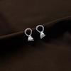 Easy-pull Buckle Earrings for Women  Retro Earrings  Niche Summer Tea Series New Style Trendy Personality