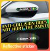 Car Anti-collision Strip Rearview Mirror Door Personalized Reflective Sticker For Sharp Sharp Crystal Sharp Rapid Speed