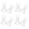 8Pcs Parrot Fruit Feeder Fork Cage Bird Food Holder Vegetable Skewer Clip for Cockatoos Conures Small Pet Feeding Accessories