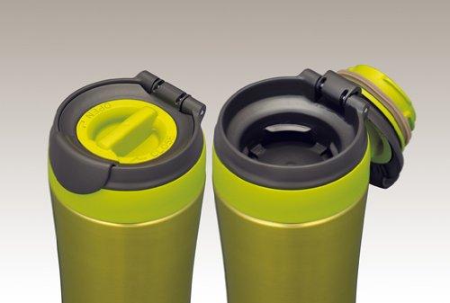 THERMOS Vacuum Insulated Portable Tumbler, 0.4L, Lime Green, JND-400 LMG